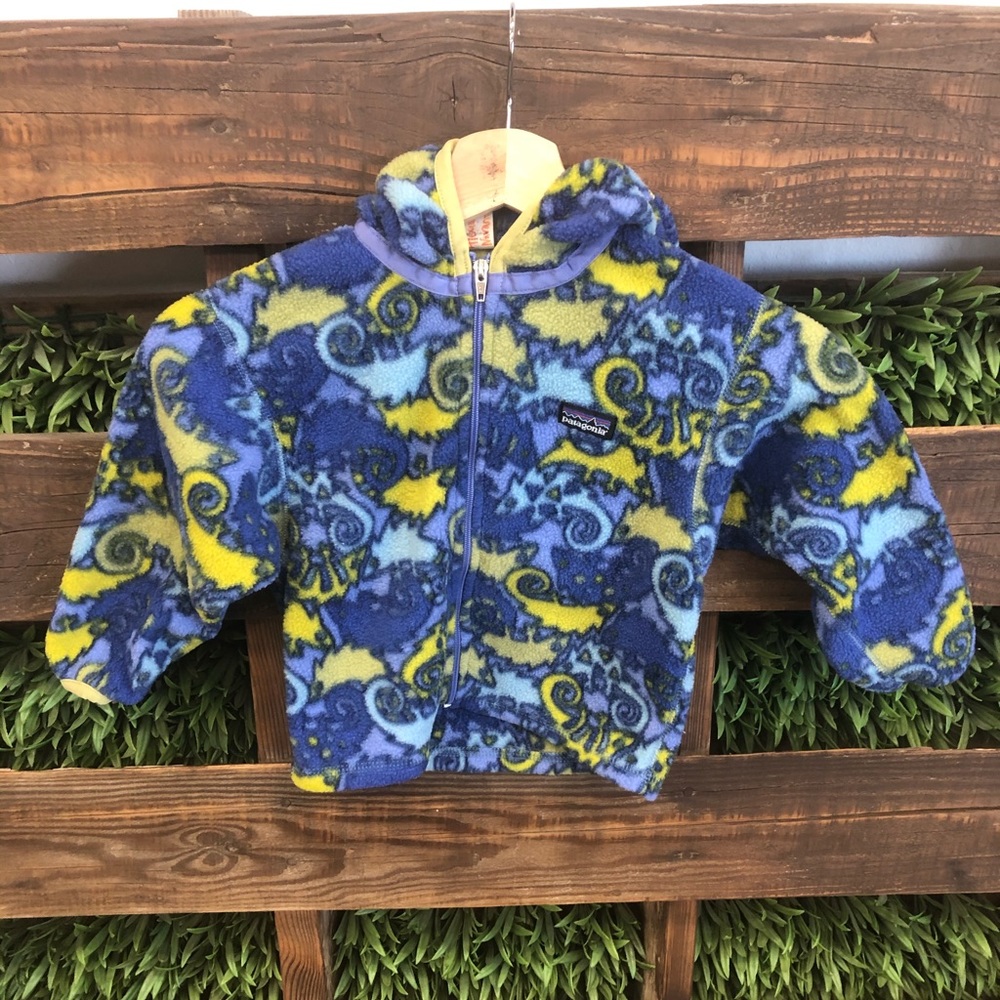 Patagonia Youth Kids Fleece Full Zip Jacket Sz 3T